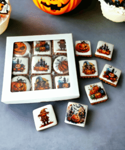 Helovino šiurpuliukai dėžutėje