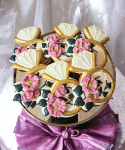 Šventinis meduolis - vestuvinis žiedas