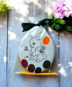 Velykų meduolis spalvinimui -zuikis