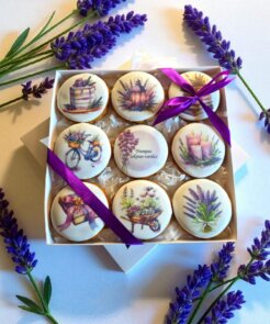 Sveikinimo meduoliai - Levanda