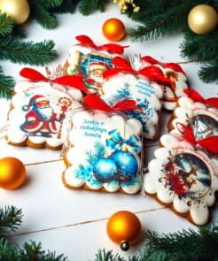 Alternative view of Kalėdinis meduolis – Eglutės žaisliukai