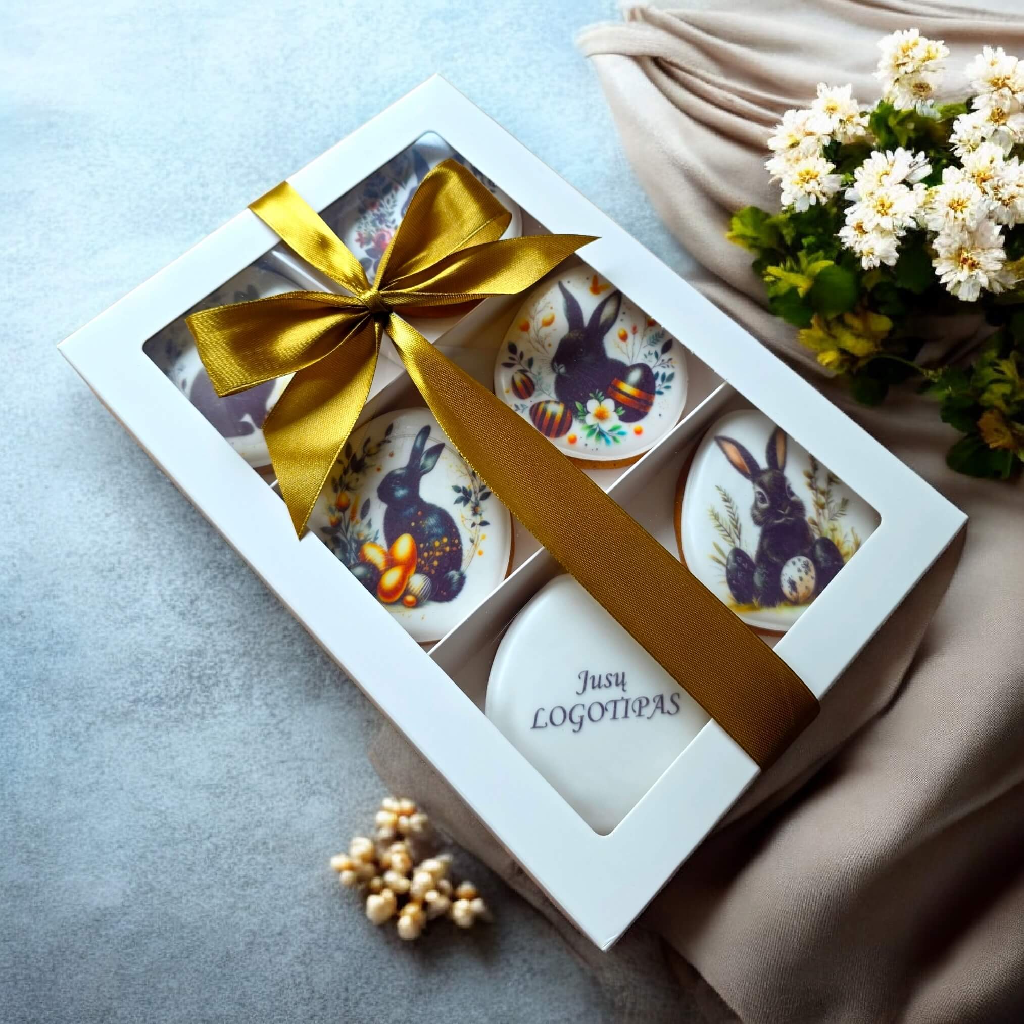 „Klasikiniai siluetai“ – Velykinių meduolių rinkinys (6 vnt.) - Image 2