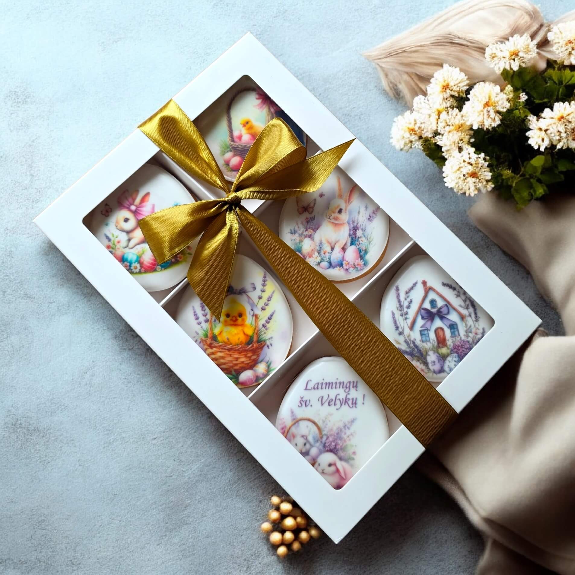 "Pavasario švelnumas" – Velykinių meduolių rinkinys (6 vnt.) - Image 2