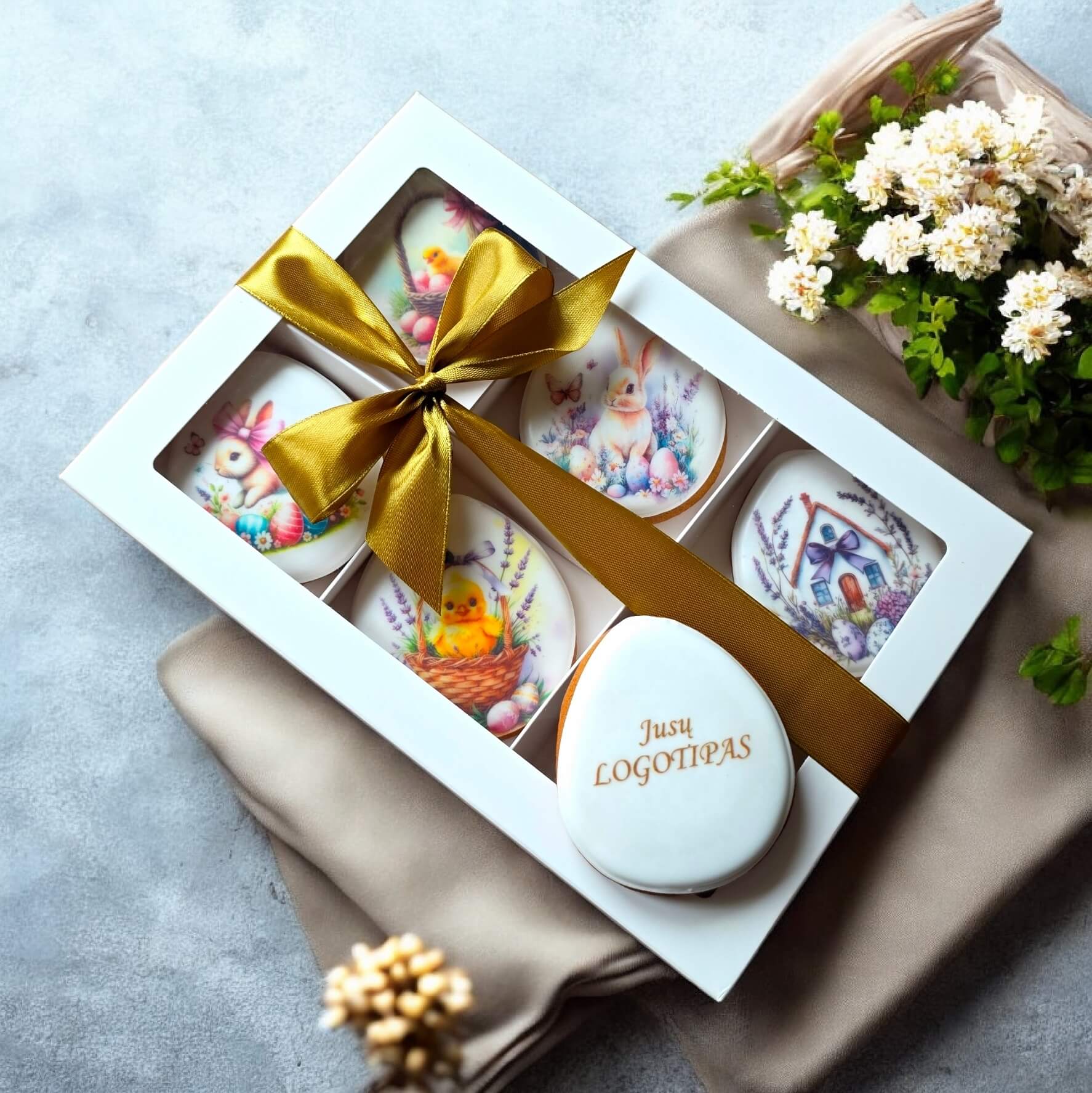 "Pavasario švelnumas" – Velykinių meduolių rinkinys (6 vnt.) - Image 3