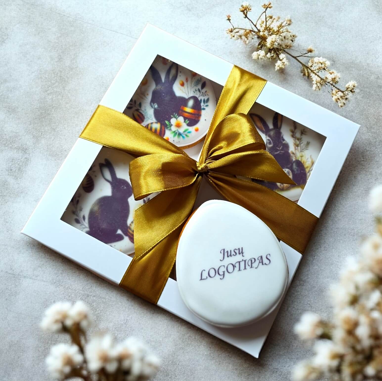 „Klasikiniai siluetai“ – Velykinių meduolių rinkinys (4 vnt.) - Image 3