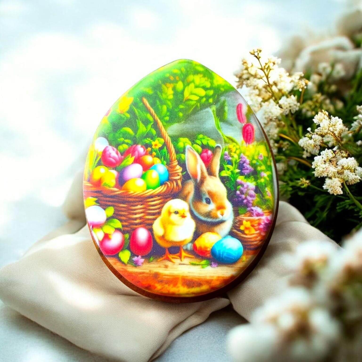 Velykinis meduolis „Velykų sodas“ (10,5 × 8,5 cm)