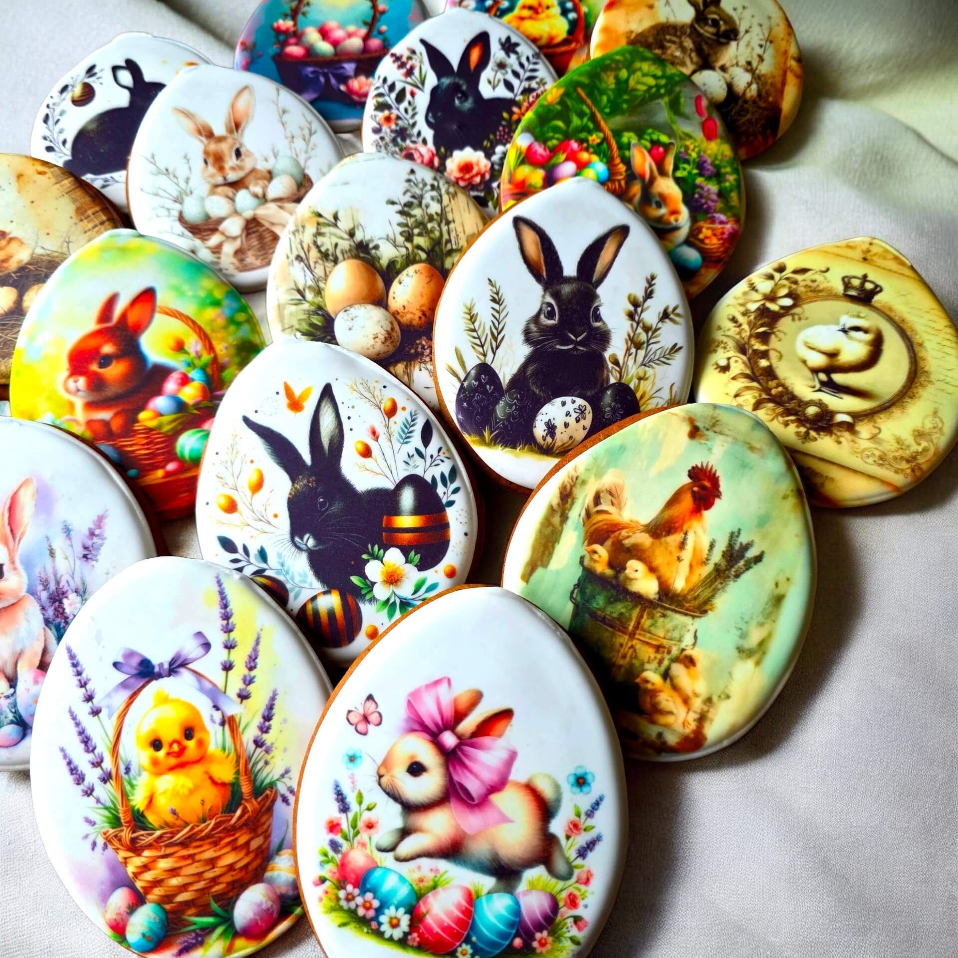 Velykinis meduolis „Pavasario staigmena“ (10,5 × 8,5 cm) - Image 2