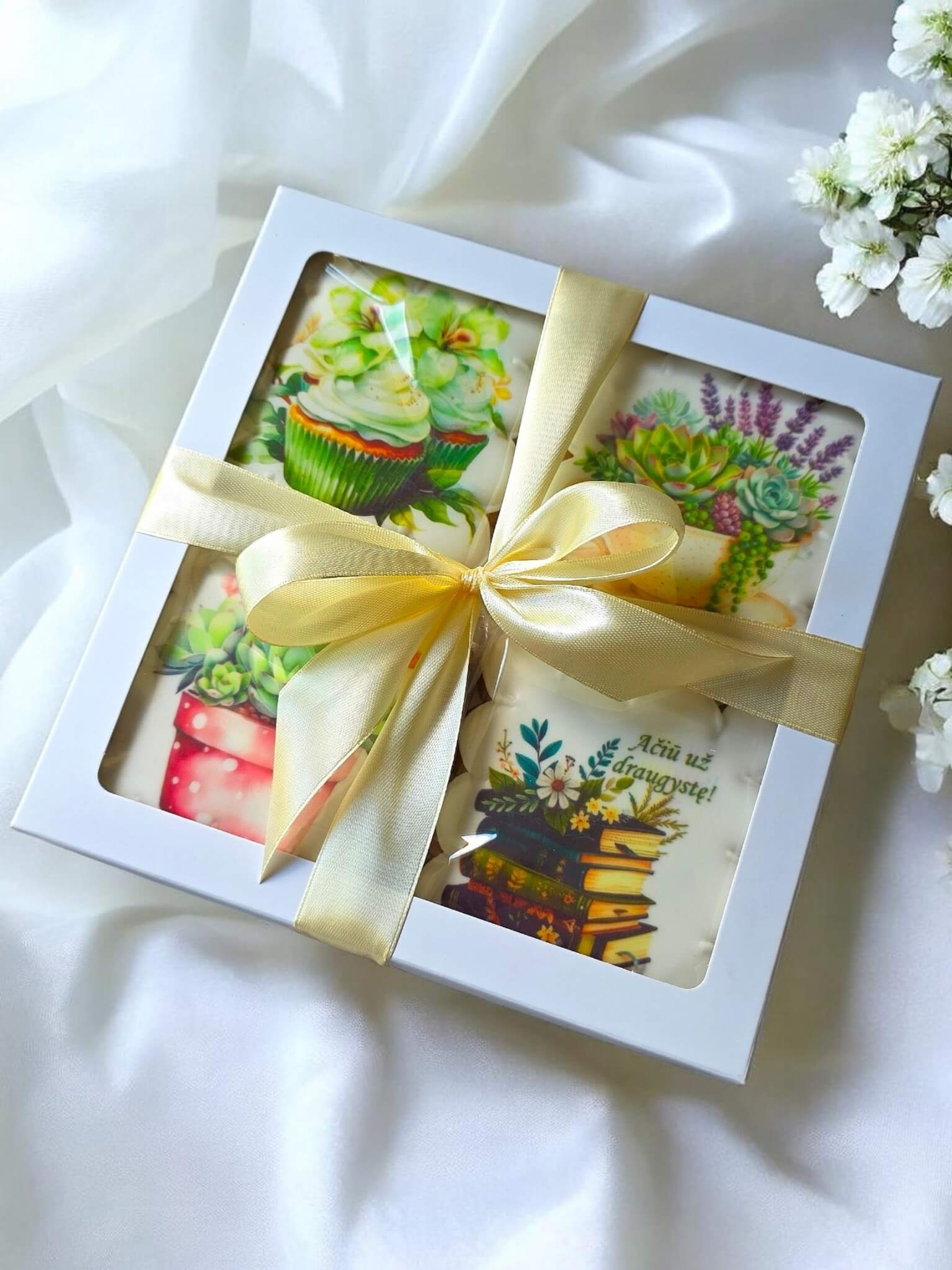 Personalizuotas meduolių rinkinys „Žalioji harmonija“ - Image 4