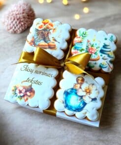 Personalizuotas meduolių rinkinys „Šilti linkėjimai“