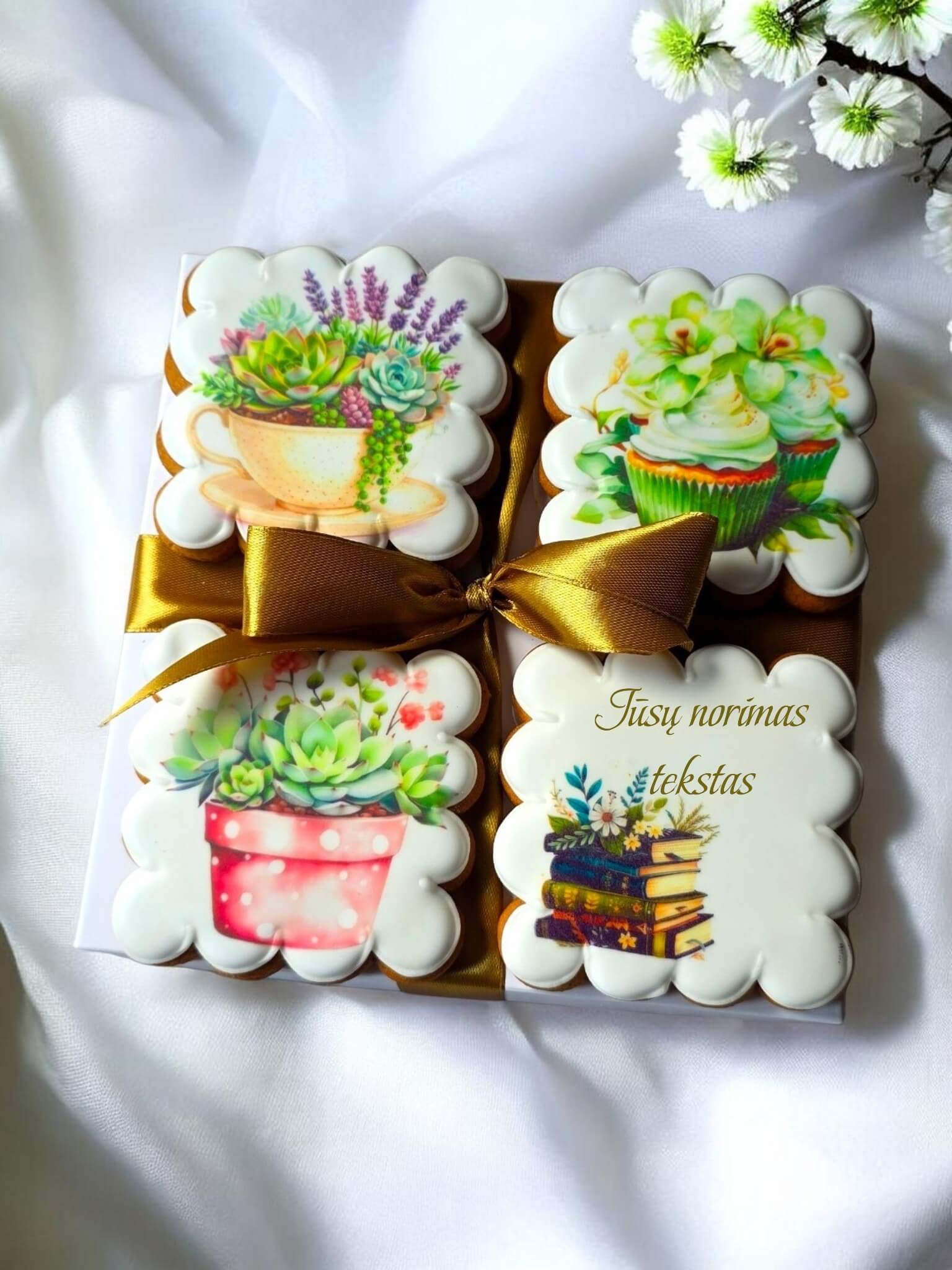Personalizuotas meduolių rinkinys „Žalioji harmonija“
