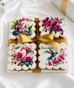 Personalizuotas meduolių rinkinys „Orchidėjų elegancija“